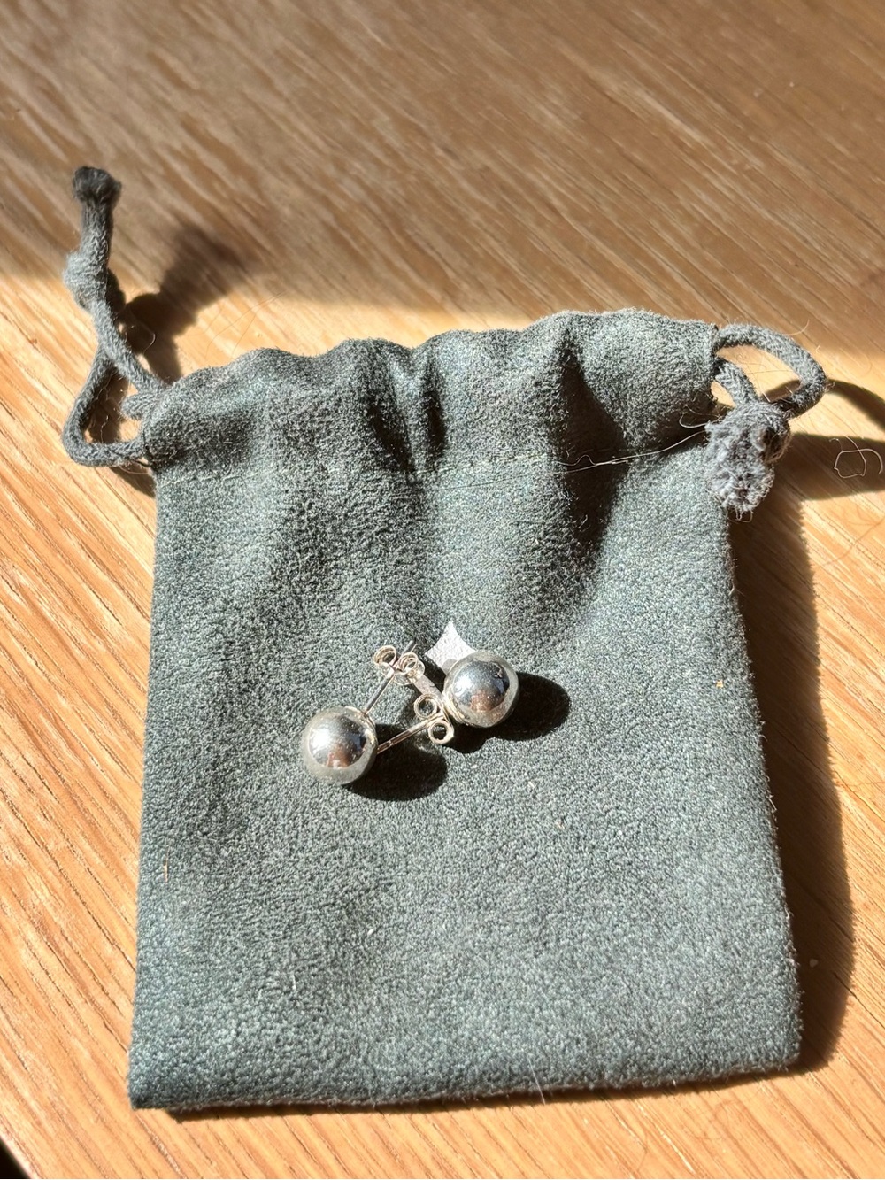 Brilliant Earth Classic Silver Ball Stud Earrings